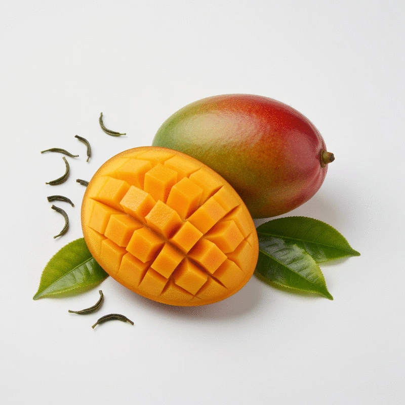 african mango with green tea