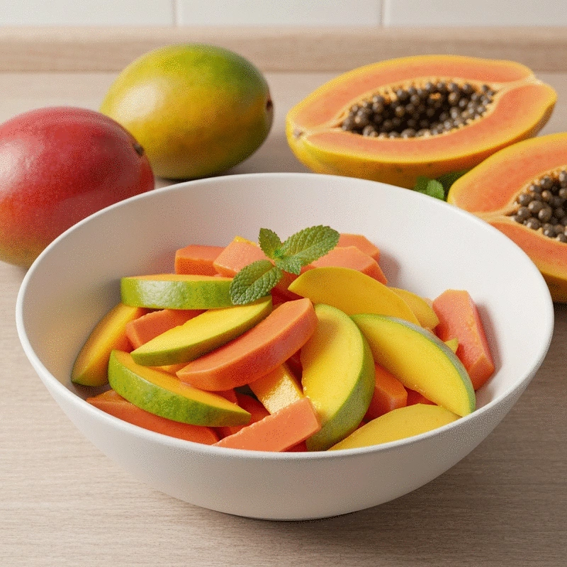 How to Make Traditional African Mango and Papaya After-Chop: A Refreshing Fruit Salad Recipe