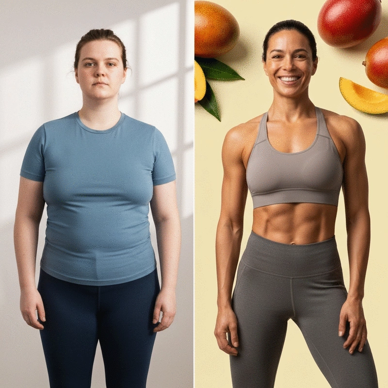 african mango before and after